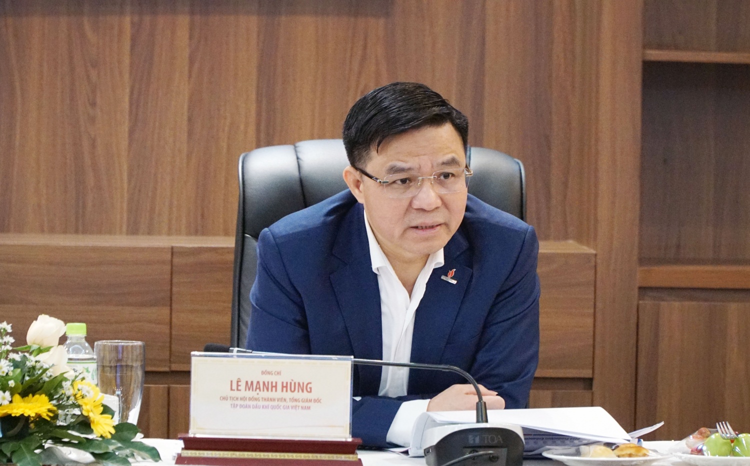 Chủ tịch HĐTV, Tổng Giám đốc Tập đoàn Dầu khí Việt Nam (Petrovietnam) Lê Mạnh Hùng