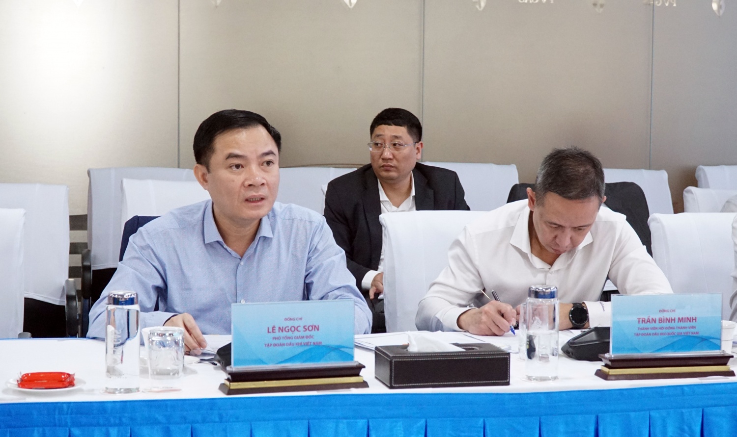 Phó Tổng Giám đốc Petrovietnam Lê Ngọc Sơn phát biểu