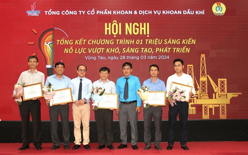 Công đoàn PV Drilling tổng kết chương trình “01 triệu sáng kiến” và phát động thi đua “Sáng tạo Dầu Khí Công đoàn PV Drilling tổng kết chương trình “01 triệu sáng kiến” và phát động thi đua “Sáng tạo Dầu khí
