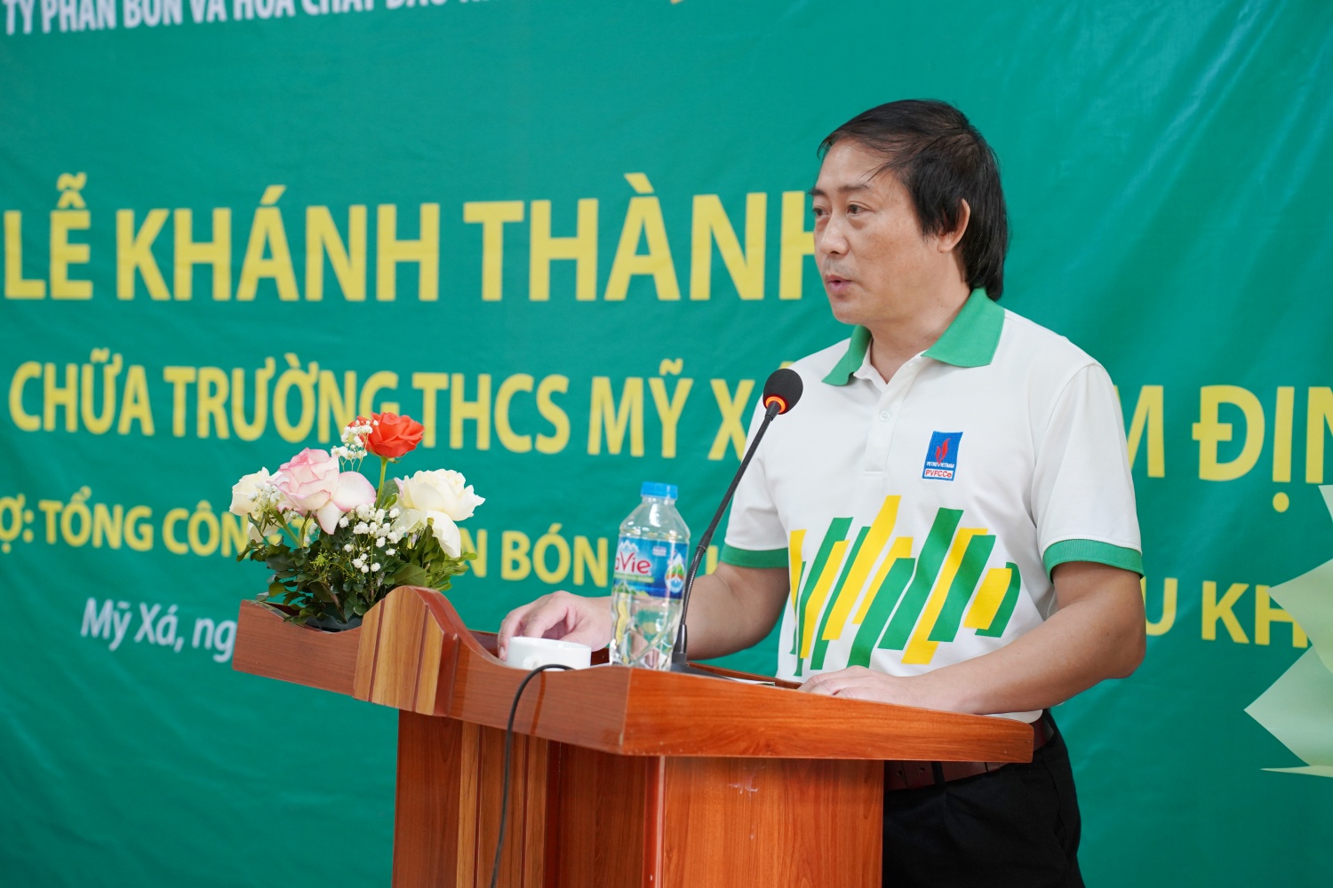 Khánh thành dự án cải tạo, sửa chữa trường THCS Mỹ Xá do PVFCCo tài trợ Khánh thành dự án cải tạo, sửa chữa trường THCS Mỹ Xá do PVFCCo tài trợ