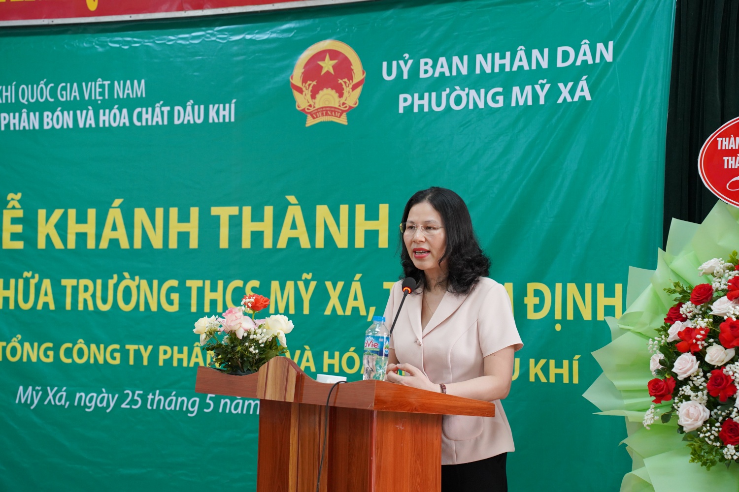 Khánh thành dự án cải tạo, sửa chữa trường THCS Mỹ Xá do PVFCCo tài trợ Khánh thành dự án cải tạo, sửa chữa trường THCS Mỹ Xá do PVFCCo tài trợ