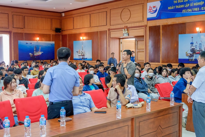 Sinh viên Trường Đại học Bách khoa TP Hồ Chí Minh tham quan, kiến tập tại Vietsovpetro