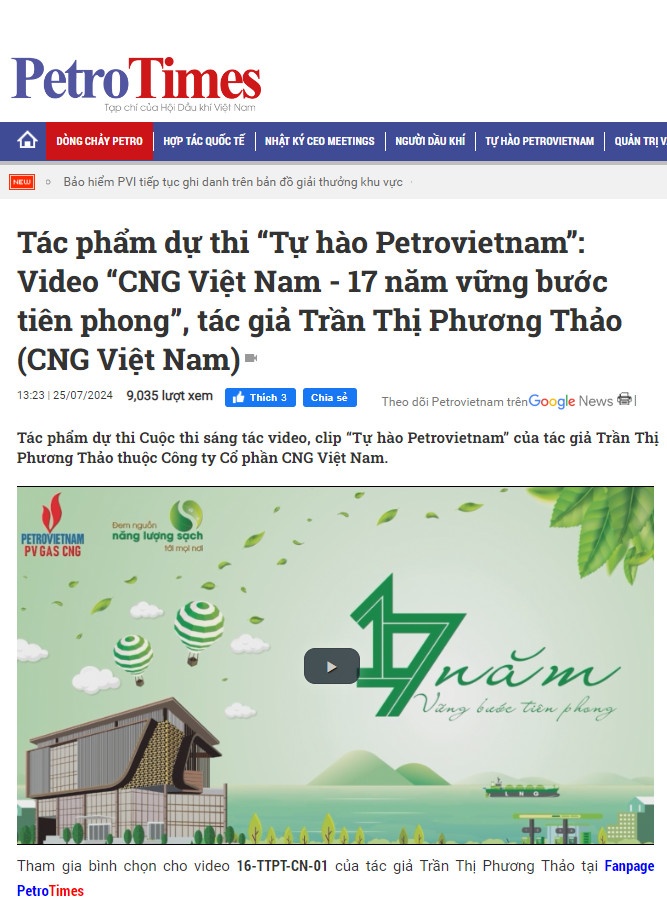 Các đơn vị Dầu khí tích cực hưởng ứng Cuộc thi sáng tác video, clip “Tự hào Petrovietnam” Các đơn vị Dầu khí tích cực hưởng ứng Cuộc thi sáng tác video, clip “Tự hào Petrovietnam”