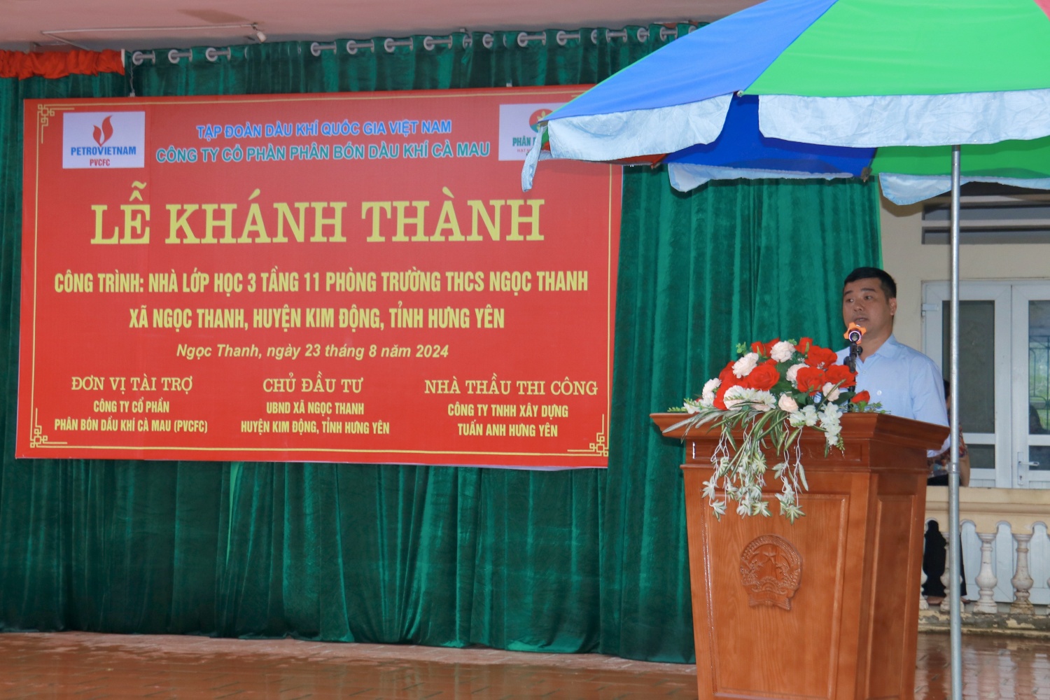 Phân bón Cà Mau tài trợ 5 tỷ đồng xây dựng trường học tại Hưng Yên
