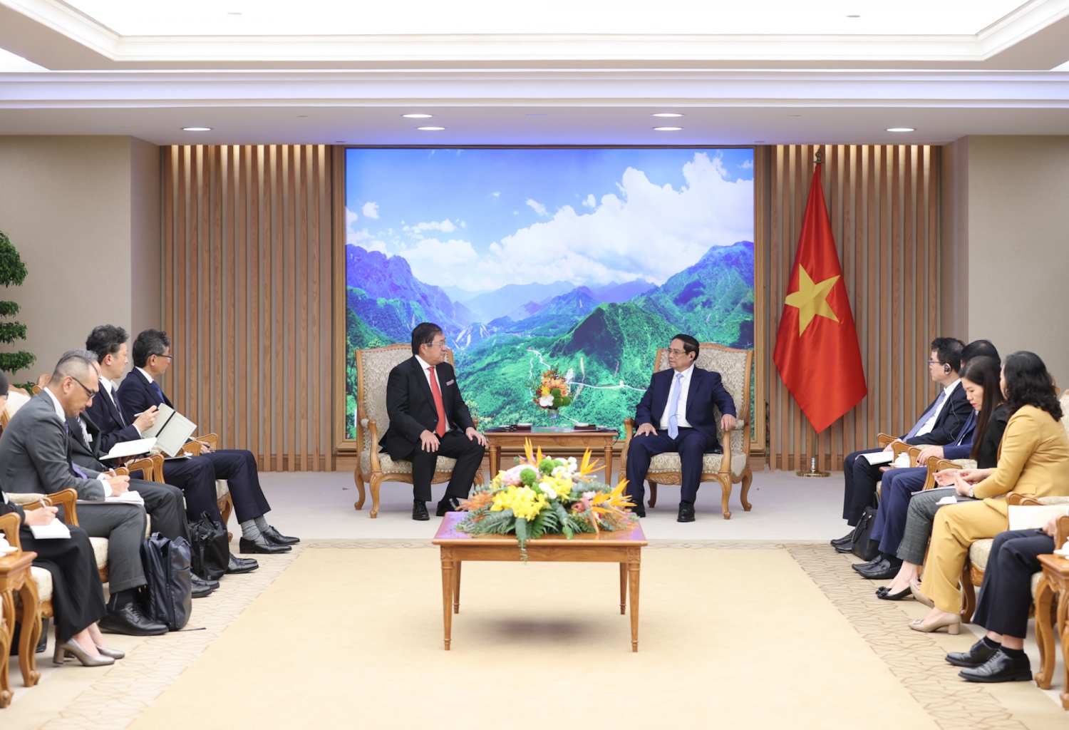 Thủ tướng đề nghị Mitsui đẩy nhanh tiến độ triển khai chuỗi dự án khí - điện Lô B Thủ tướng đề nghị Mitsui đẩy nhanh tiến độ triển khai chuỗi dự án khí - điện Lô B