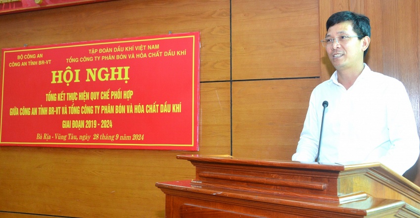 Công an tỉnh BR-VT và PVFCCo phối hợp bảo vệ an ninh – trật tự, an toàn các công trình dầu khí Công an tỉnh BR-VT và PVFCCo phối hợp bảo vệ an ninh – trật tự, an toàn các công trình dầu khí