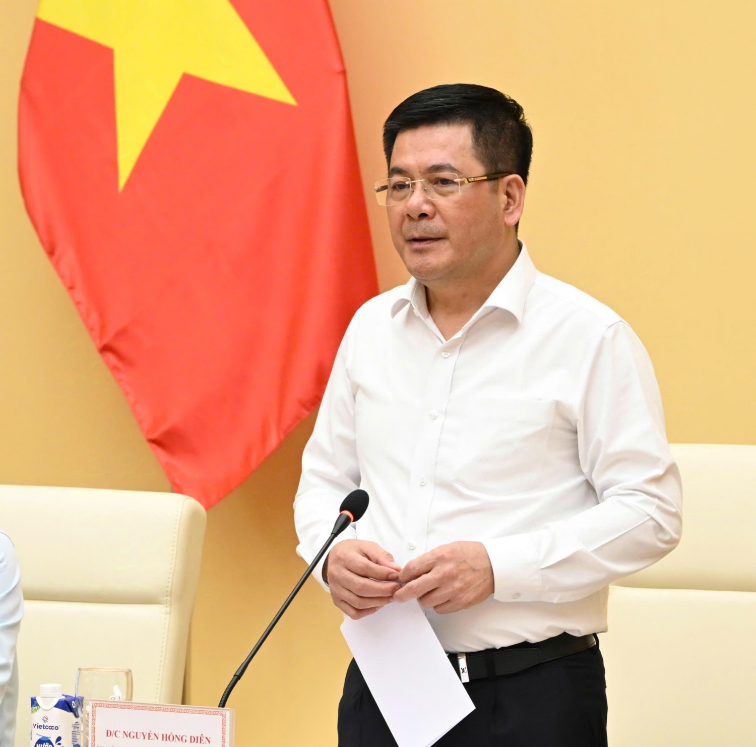 Bộ trưởng Bộ Công Thương Nguyễn Hồng Diên yêu cầu thúc đẩy tiến độ các dự án Năng lượng Nhân Trạch 3&4