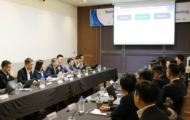 The delegation convenes a working group meeting on nuclear power supply chain localization.
